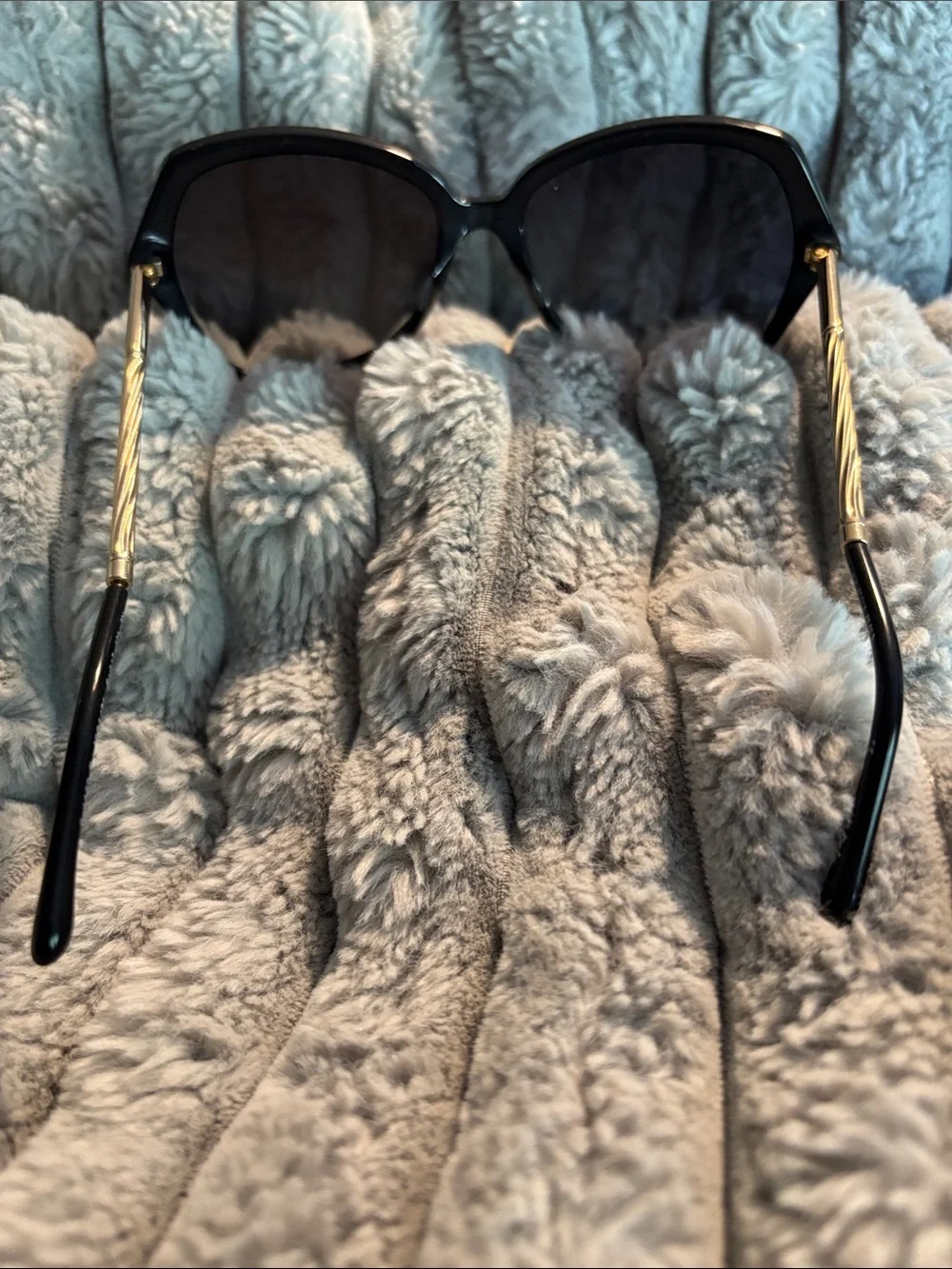 Burberry Black Oversized Women's Sunglasses